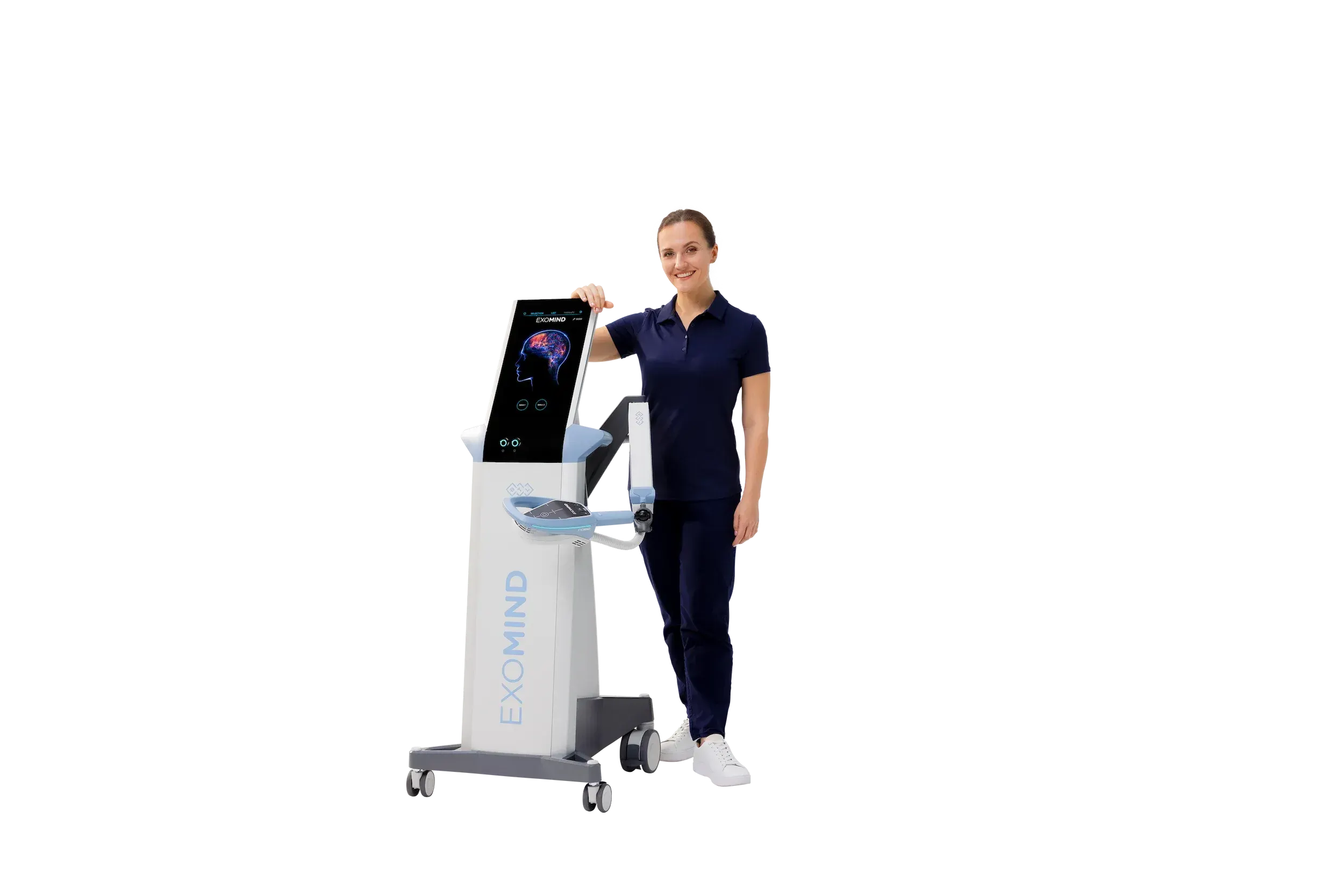 Exomind TMS therapy device used at Ivy Collaborative Healthcare in Augusta, GA